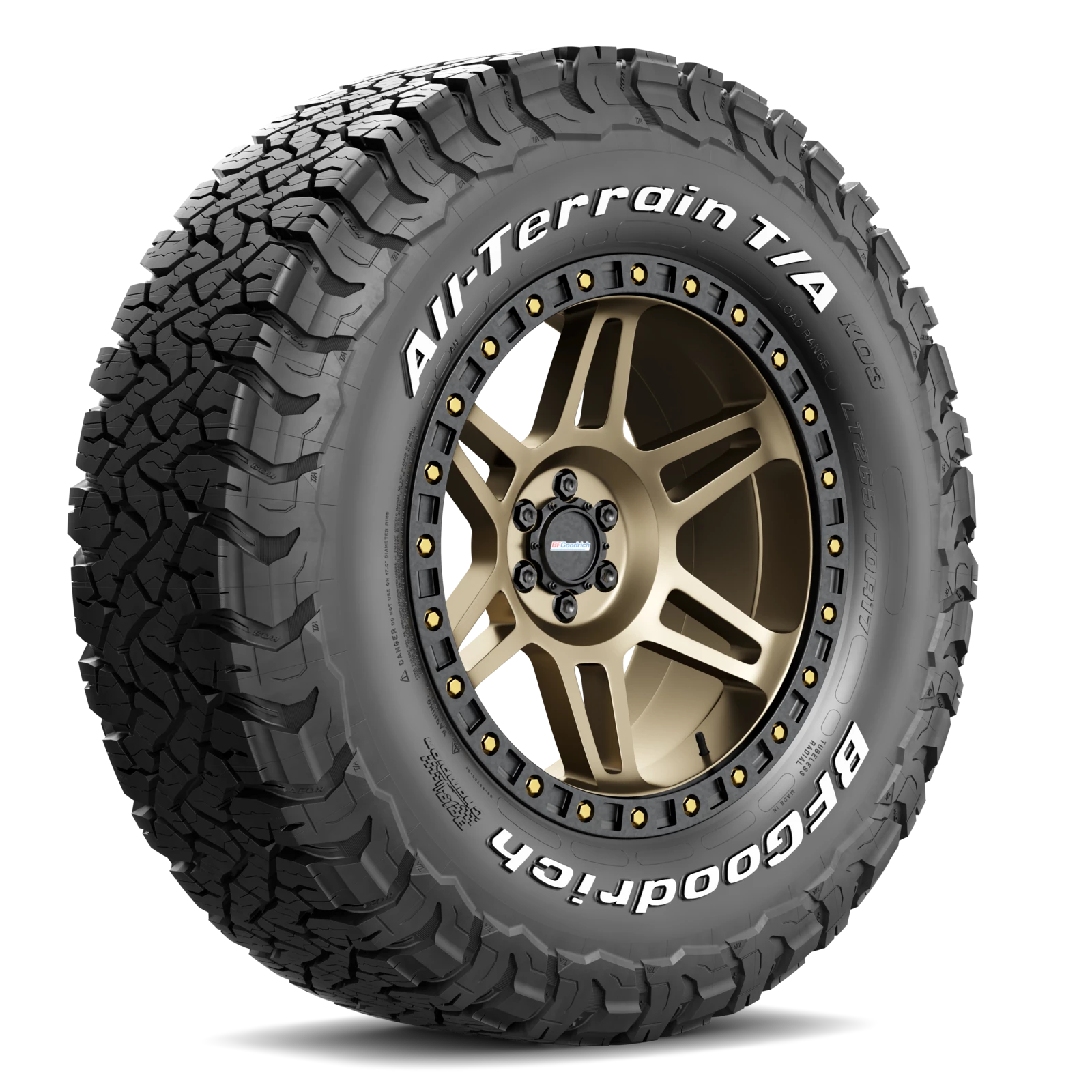Lốp BFGoodrich 265/65R17 116/113S TL ALL-TERRAIN T/A KO3 TRD RWL GO TL     237665